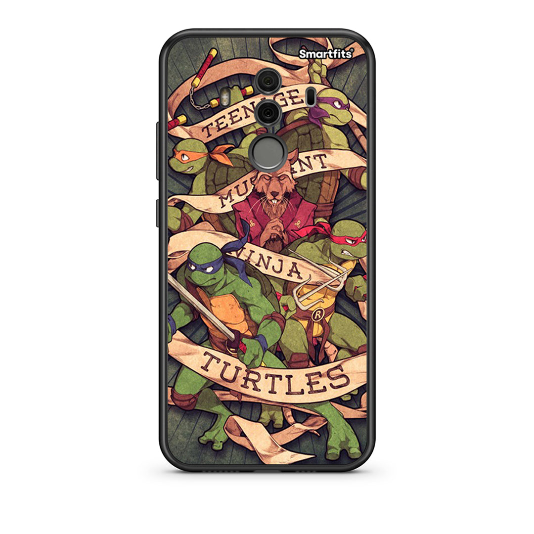 Huawei Mate 10 Pro Ninja Turtles θήκη από τη Smartfits με σχέδιο στο πίσω μέρος και μαύρο περίβλημα | Smartphone case with colorful back and black bezels by Smartfits