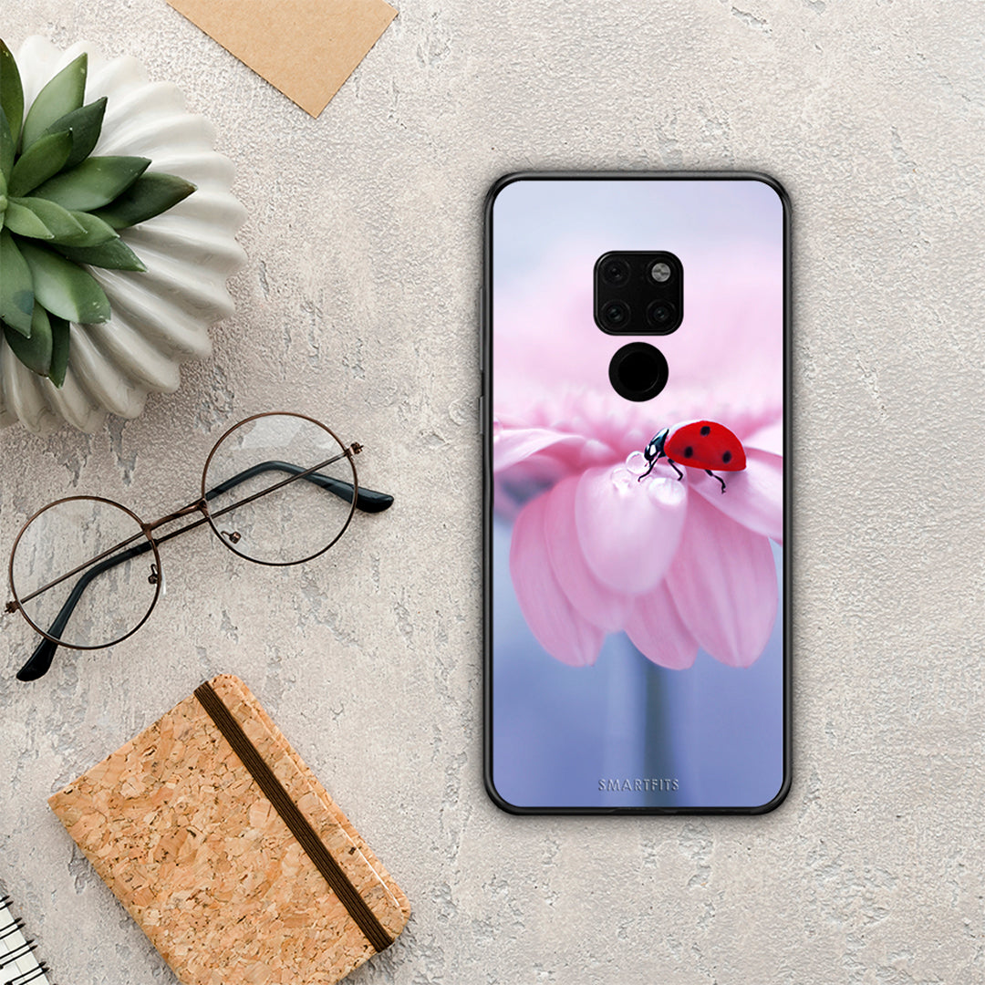 Ladybug Flower - Huawei Mate 20 θήκη
