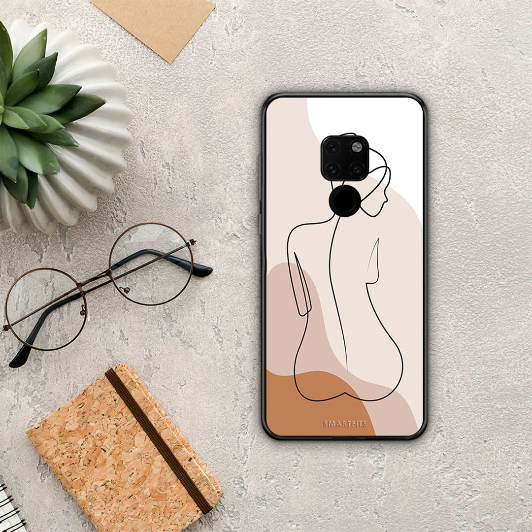 LineArt Woman - Huawei Mate 20 θήκη