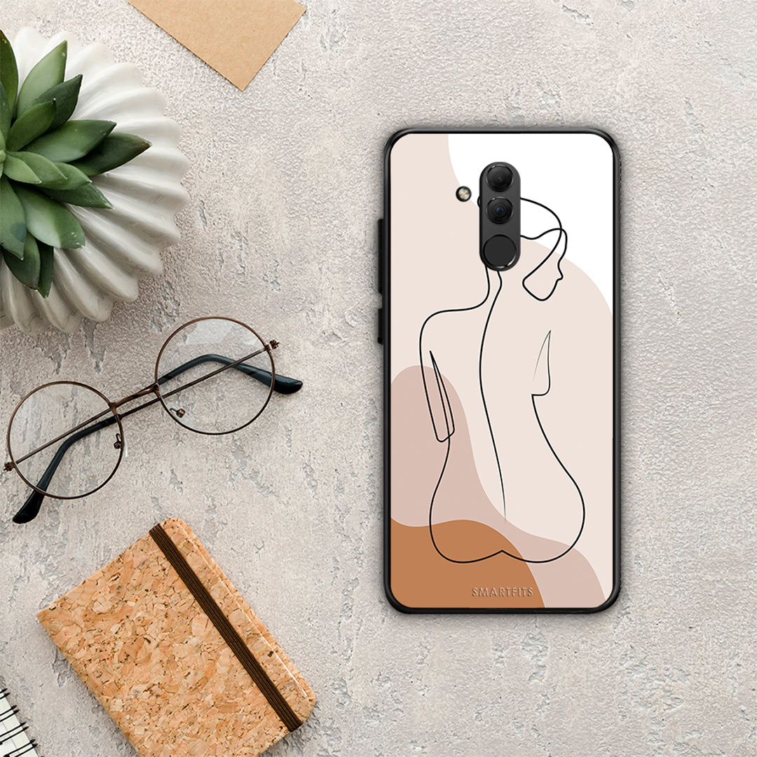 LineArt Woman - Huawei Mate 20 Lite θήκη