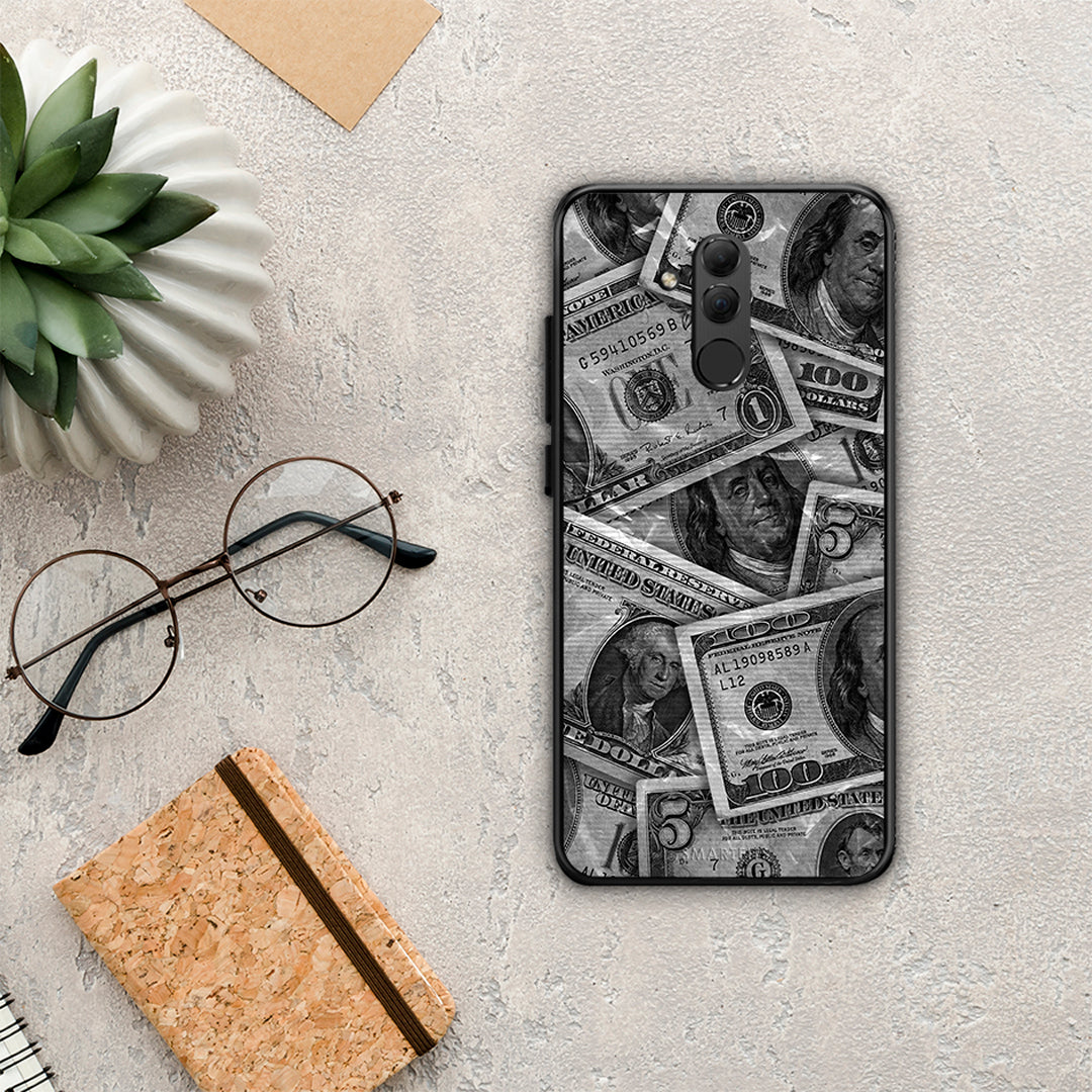 Money Dollars - Huawei Mate 20 Lite θήκη