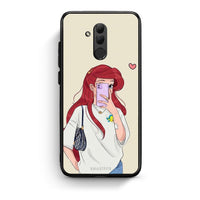 Thumbnail for Huawei Mate 20 Lite Walking Mermaid Θήκη από τη Smartfits με σχέδιο στο πίσω μέρος και μαύρο περίβλημα | Smartphone case with colorful back and black bezels by Smartfits