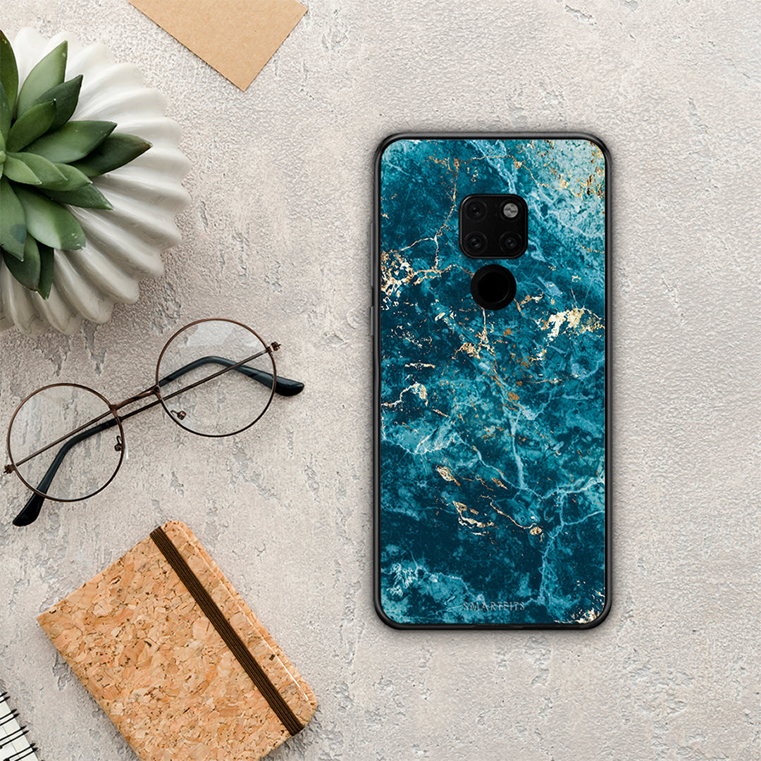 Marble Blue - Huawei Mate 20 θήκη