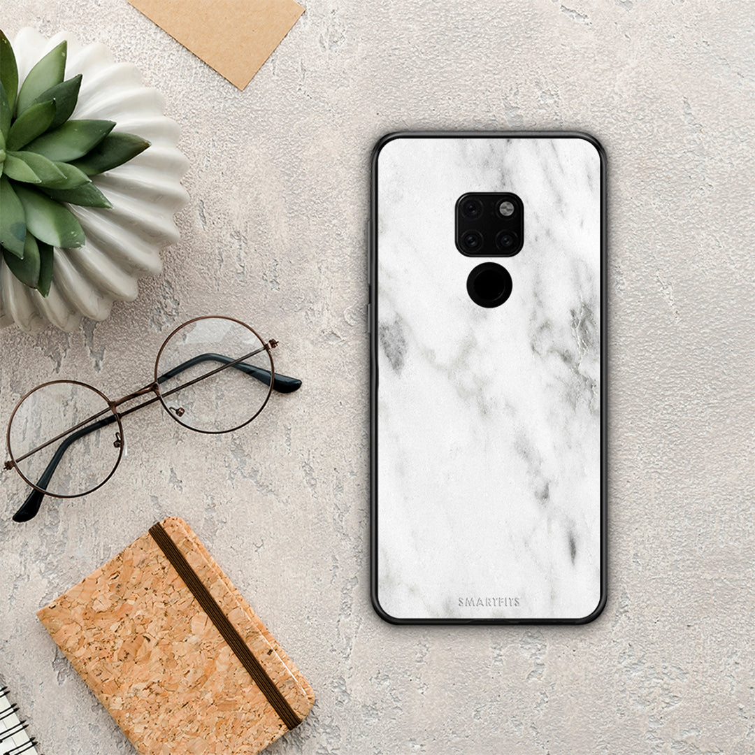 Marble White - Huawei Mate 20 θήκη