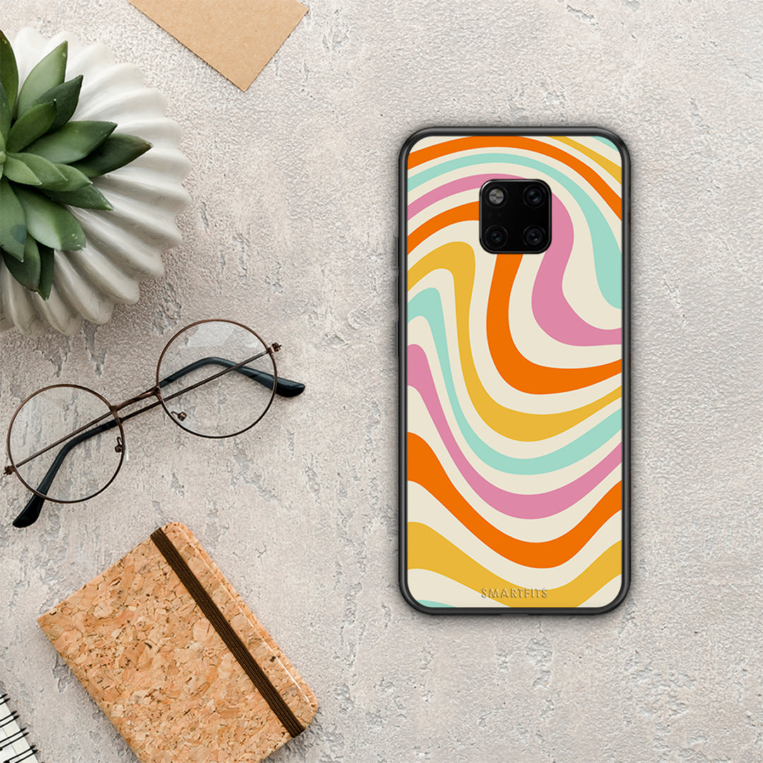 Colourful Waves - Huawei Mate 20 Pro θήκη