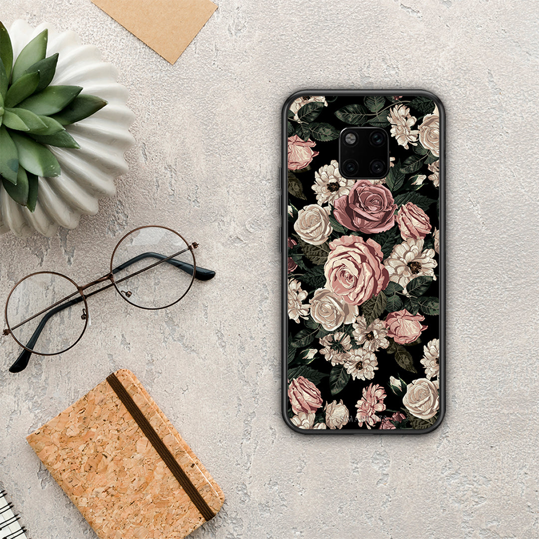 Flower Wild Roses - Huawei Mate 20 Pro θήκη