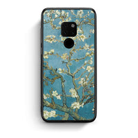 Thumbnail for Huawei Mate 20 White Blossoms θήκη από τη Smartfits με σχέδιο στο πίσω μέρος και μαύρο περίβλημα | Smartphone case with colorful back and black bezels by Smartfits