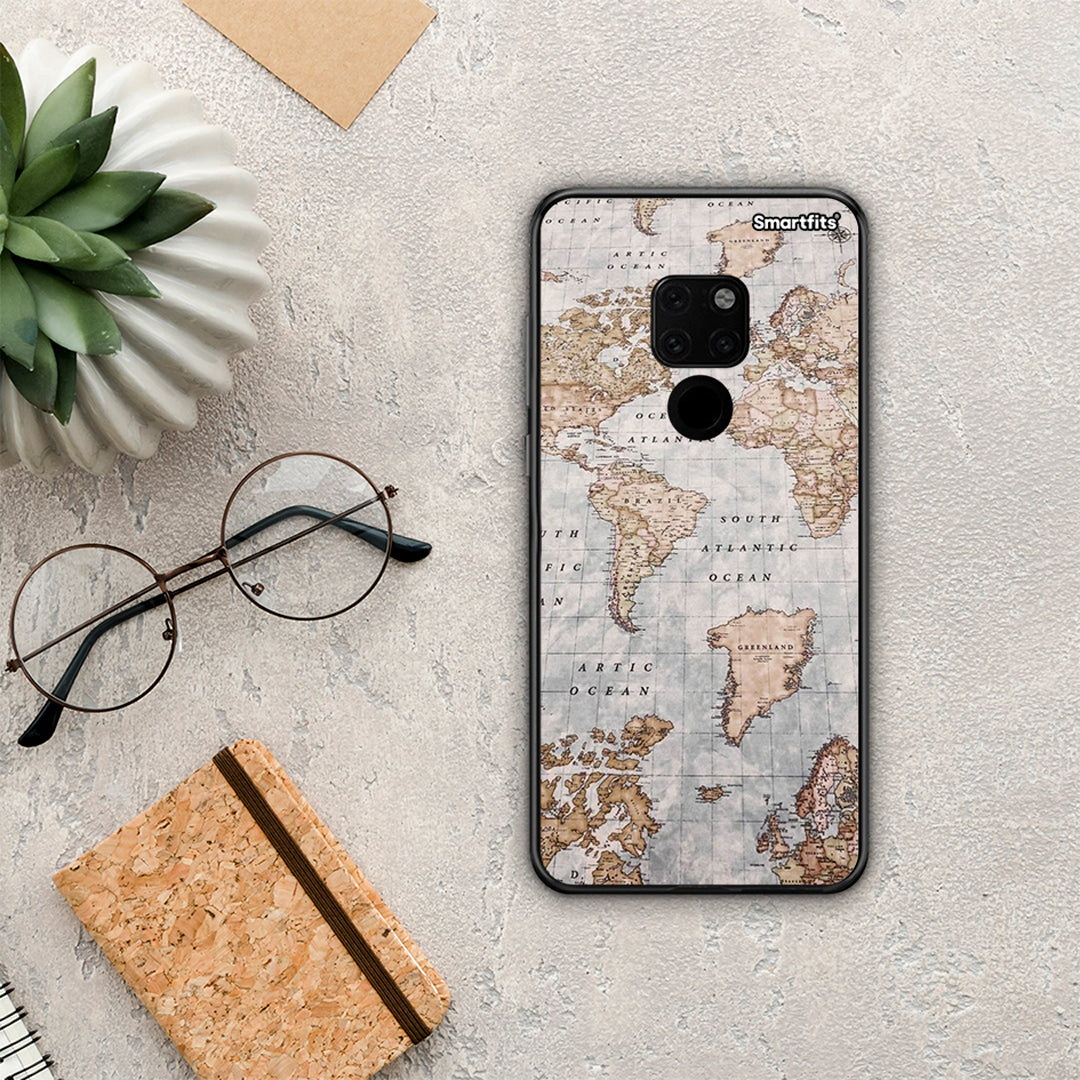 World Map - Huawei Mate 20 θήκη