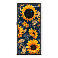Thumbnail for Huawei Mate 30 Pro Autumn Sunflowers θήκη από τη Smartfits με σχέδιο στο πίσω μέρος και μαύρο περίβλημα | Smartphone case with colorful back and black bezels by Smartfits