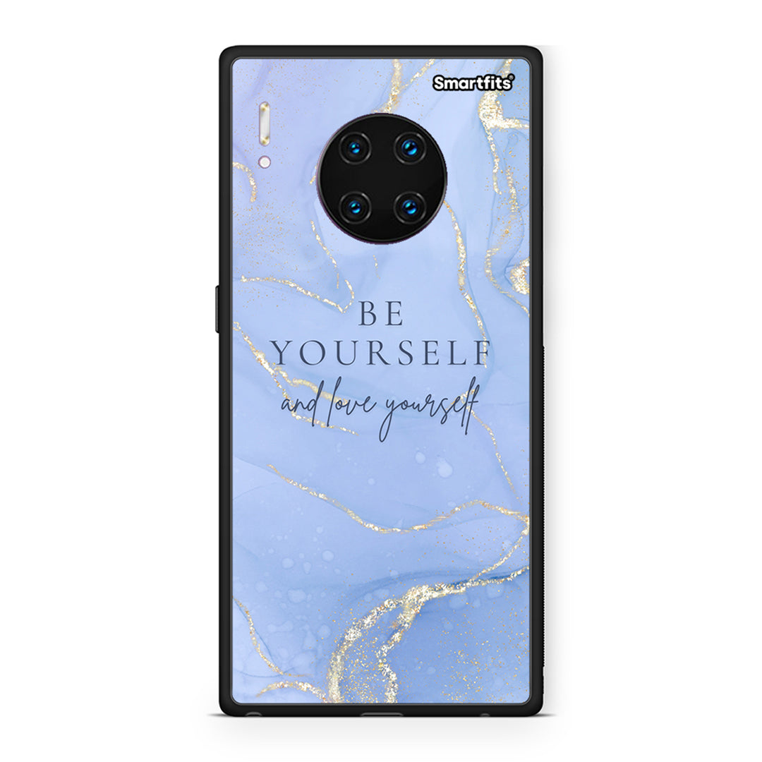 Huawei Mate 30 Pro Be Yourself θήκη από τη Smartfits με σχέδιο στο πίσω μέρος και μαύρο περίβλημα | Smartphone case with colorful back and black bezels by Smartfits