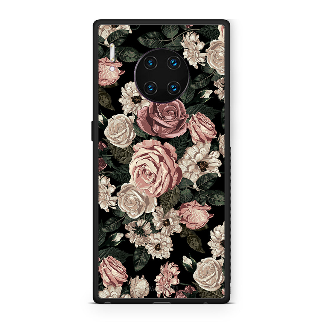 4 - Huawei Mate 30 Pro Wild Roses Flower case, cover, bumper