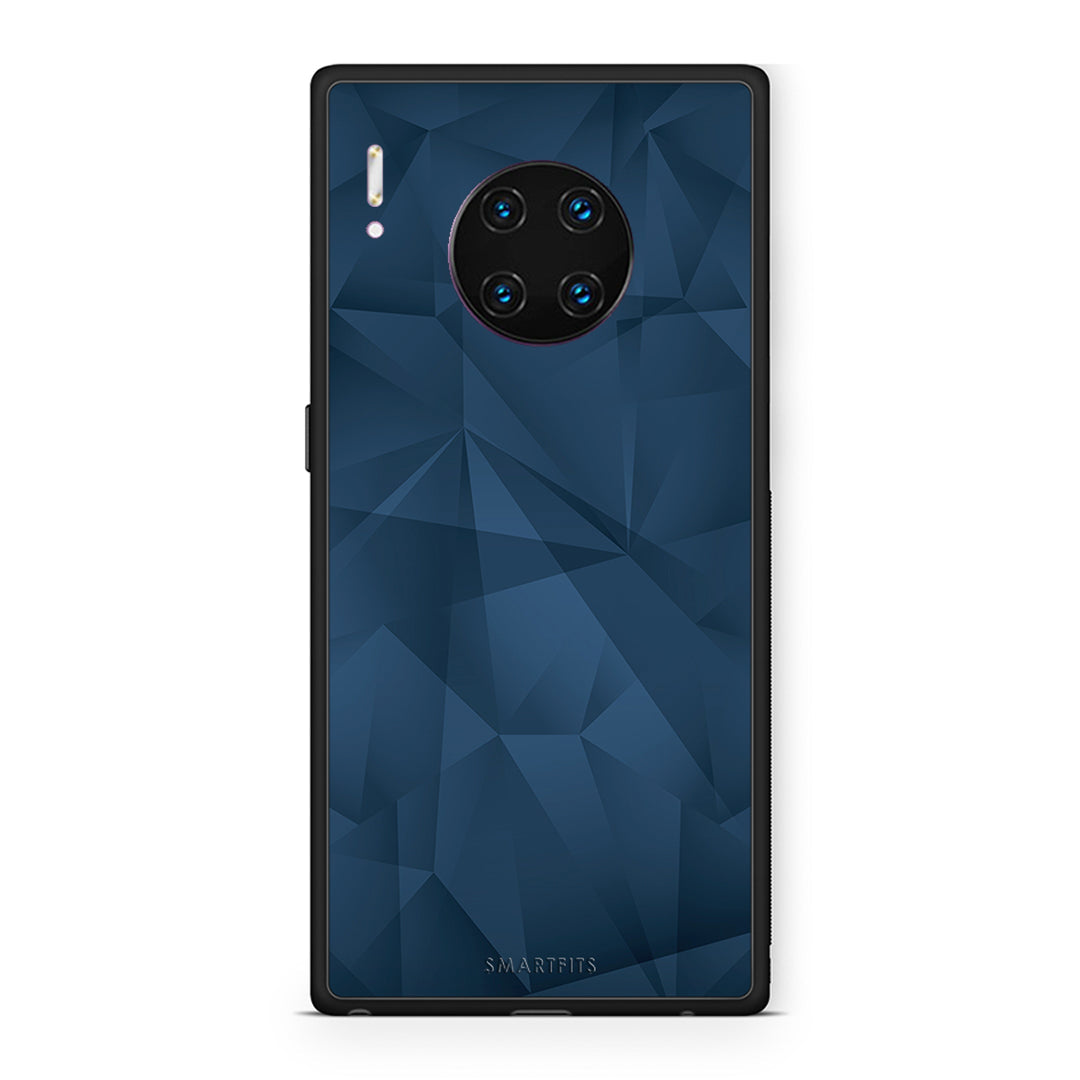 39 - Huawei Mate 30 Pro Blue Abstract Geometric case, cover, bumper