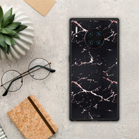 Thumbnail for Marble Black Rosegold - Huawei Mate 30 Pro θήκη