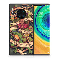 Thumbnail for Θήκη Huawei Mate 30 Pro Ninja Turtles από τη Smartfits με σχέδιο στο πίσω μέρος και μαύρο περίβλημα | Huawei Mate 30 Pro Ninja Turtles case with colorful back and black bezels