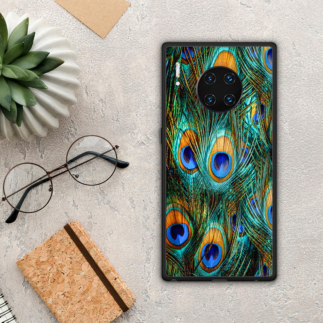 Real Peacock Feathers - Huawei Mate 30 Pro θήκη