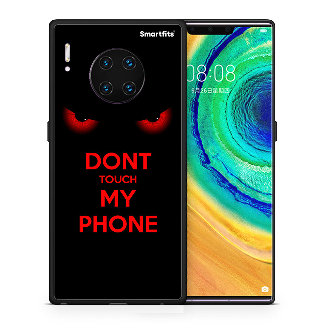 Θήκη Huawei Mate 30 Pro Touch My Phone από τη Smartfits με σχέδιο στο πίσω μέρος και μαύρο περίβλημα | Huawei Mate 30 Pro Touch My Phone case with colorful back and black bezels