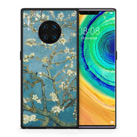 Thumbnail for Θήκη Huawei Mate 30 Pro White Blossoms από τη Smartfits με σχέδιο στο πίσω μέρος και μαύρο περίβλημα | Huawei Mate 30 Pro White Blossoms case with colorful back and black bezels