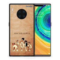 Thumbnail for Θήκη Huawei Mate 30 Pro You Go Girl από τη Smartfits με σχέδιο στο πίσω μέρος και μαύρο περίβλημα | Huawei Mate 30 Pro You Go Girl case with colorful back and black bezels