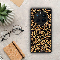 Thumbnail for Θήκη Huawei Mate 50 Pro Animal Leopard από τη Smartfits με σχέδιο στο πίσω μέρος και μαύρο περίβλημα | Huawei Mate 50 Pro Animal Leopard Case with Colorful Back and Black Bezels