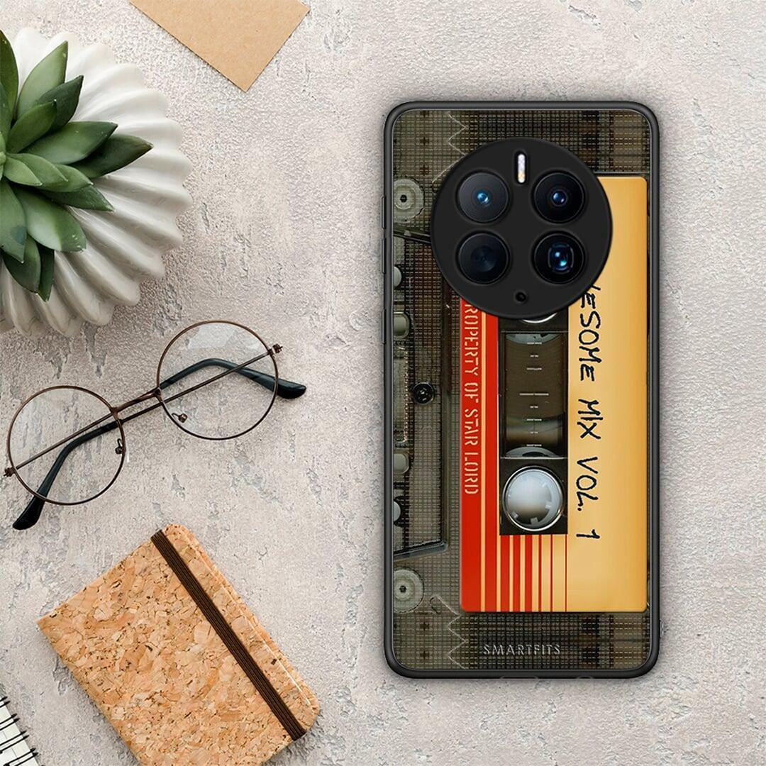 Θήκη Huawei Mate 50 Pro Awesome Mix από τη Smartfits με σχέδιο στο πίσω μέρος και μαύρο περίβλημα | Huawei Mate 50 Pro Awesome Mix Case with Colorful Back and Black Bezels