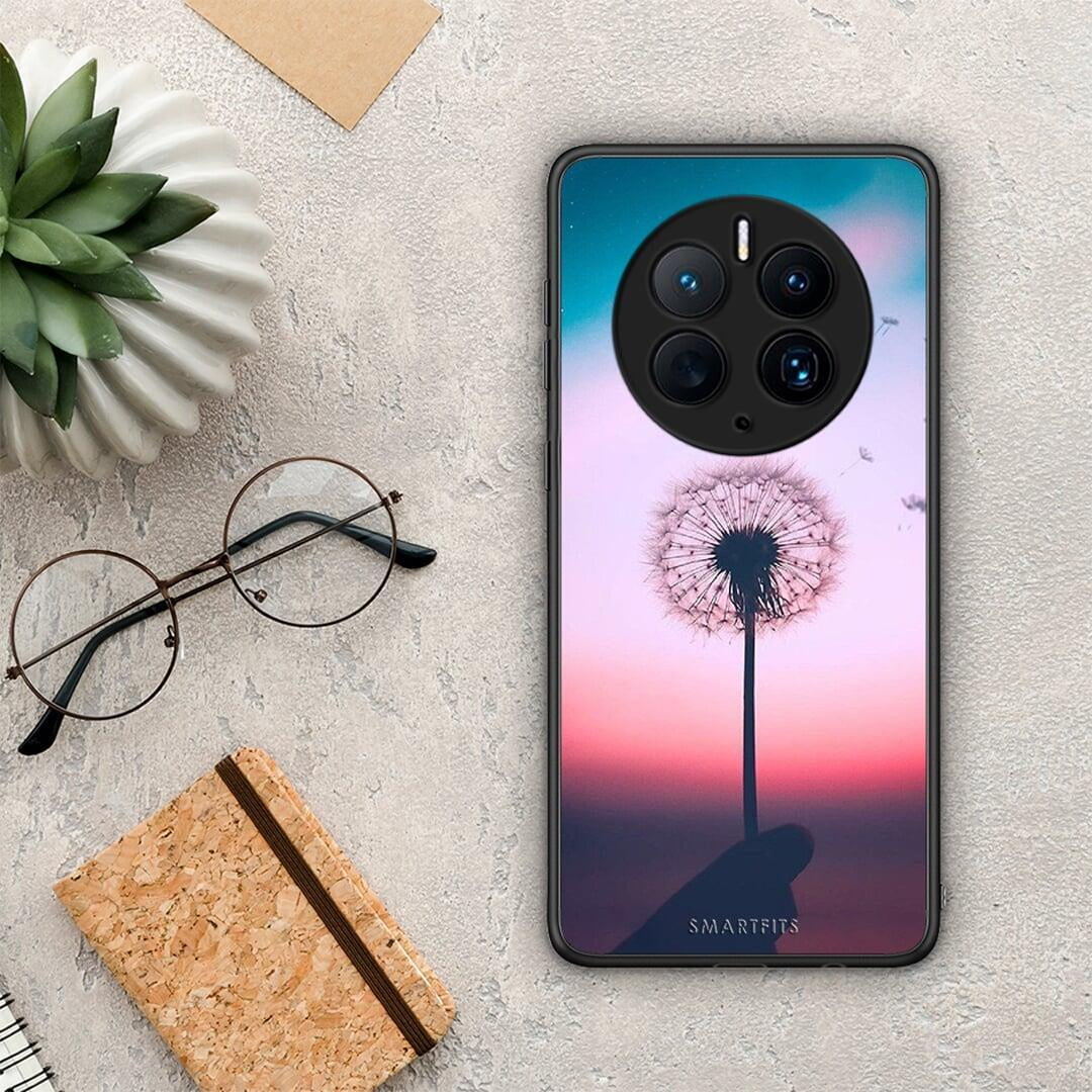 Θήκη Huawei Mate 50 Pro Boho Wish από τη Smartfits με σχέδιο στο πίσω μέρος και μαύρο περίβλημα | Huawei Mate 50 Pro Boho Wish Case with Colorful Back and Black Bezels