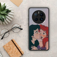Thumbnail for Θήκη Huawei Mate 50 Pro Mermaid Couple από τη Smartfits με σχέδιο στο πίσω μέρος και μαύρο περίβλημα | Huawei Mate 50 Pro Mermaid Couple Case with Colorful Back and Black Bezels