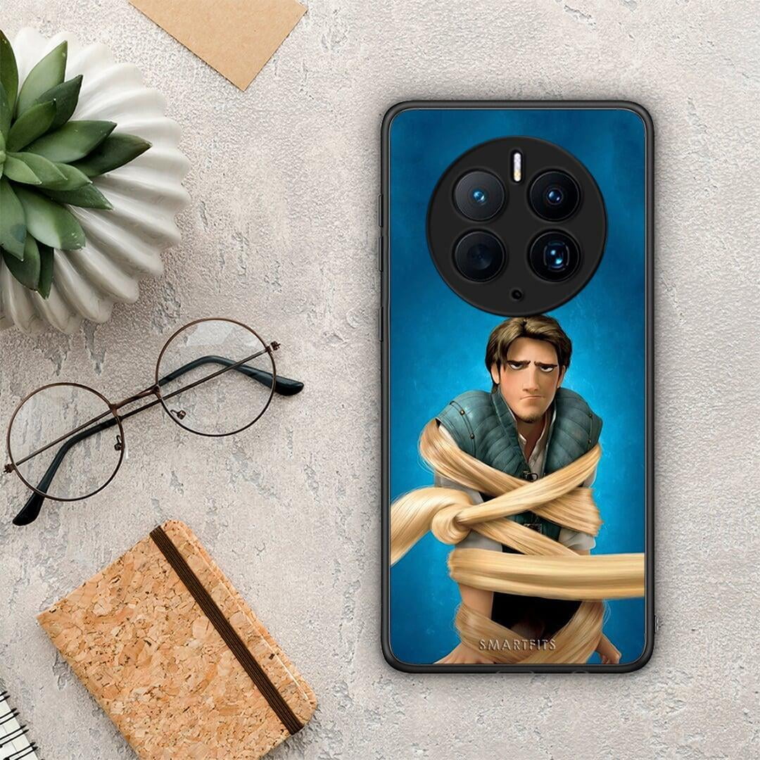 Θήκη Huawei Mate 50 Pro Tangled 1 από τη Smartfits με σχέδιο στο πίσω μέρος και μαύρο περίβλημα | Huawei Mate 50 Pro Tangled 1 Case with Colorful Back and Black Bezels