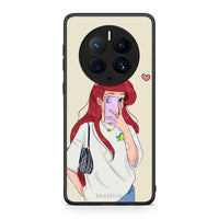 Thumbnail for Θήκη Huawei Mate 50 Pro Walking Mermaid από τη Smartfits με σχέδιο στο πίσω μέρος και μαύρο περίβλημα | Huawei Mate 50 Pro Walking Mermaid Case with Colorful Back and Black Bezels