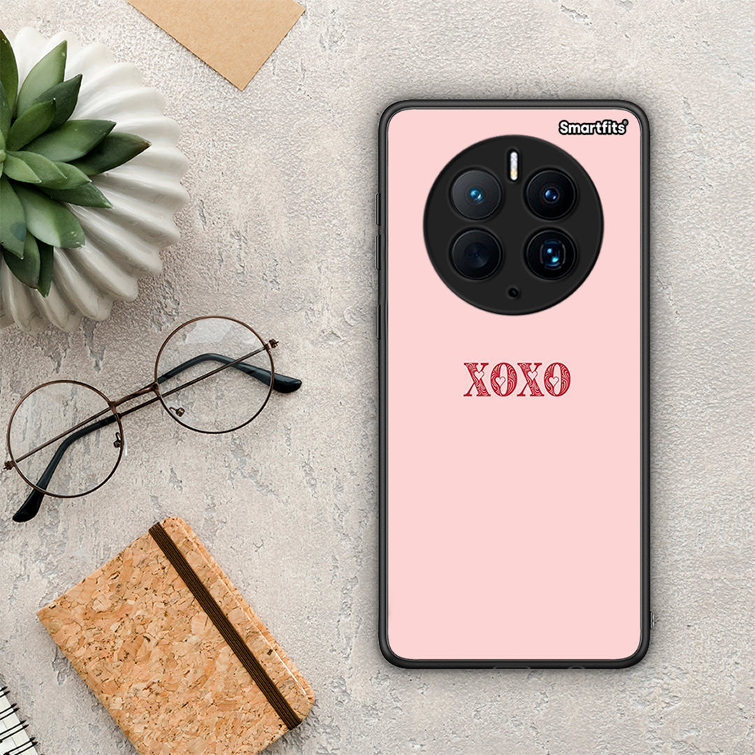 Θήκη Huawei Mate 50 Pro XOXO Love από τη Smartfits με σχέδιο στο πίσω μέρος και μαύρο περίβλημα | Huawei Mate 50 Pro XOXO Love Case with Colorful Back and Black Bezels