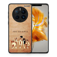 Thumbnail for Θήκη Huawei Mate 50 Pro You Go Girl από τη Smartfits με σχέδιο στο πίσω μέρος και μαύρο περίβλημα | Huawei Mate 50 Pro You Go Girl Case with Colorful Back and Black Bezels