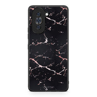 Thumbnail for 4 - Huawei Nova 10 Black Rosegold Marble case, cover, bumper