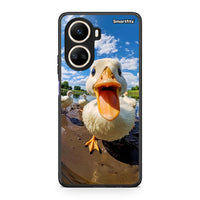 Thumbnail for Θήκη Huawei Nova 10 SE Duck Face από τη Smartfits με σχέδιο στο πίσω μέρος και μαύρο περίβλημα | Huawei Nova 10 SE Duck Face Case with Colorful Back and Black Bezels