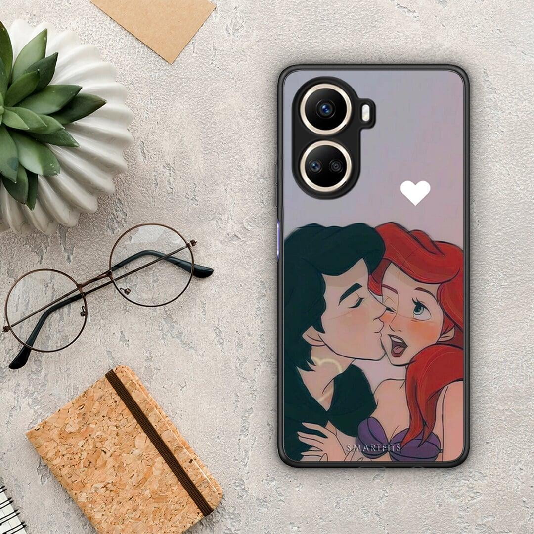 Θήκη Huawei Nova 10 SE Mermaid Couple από τη Smartfits με σχέδιο στο πίσω μέρος και μαύρο περίβλημα | Huawei Nova 10 SE Mermaid Couple Case with Colorful Back and Black Bezels