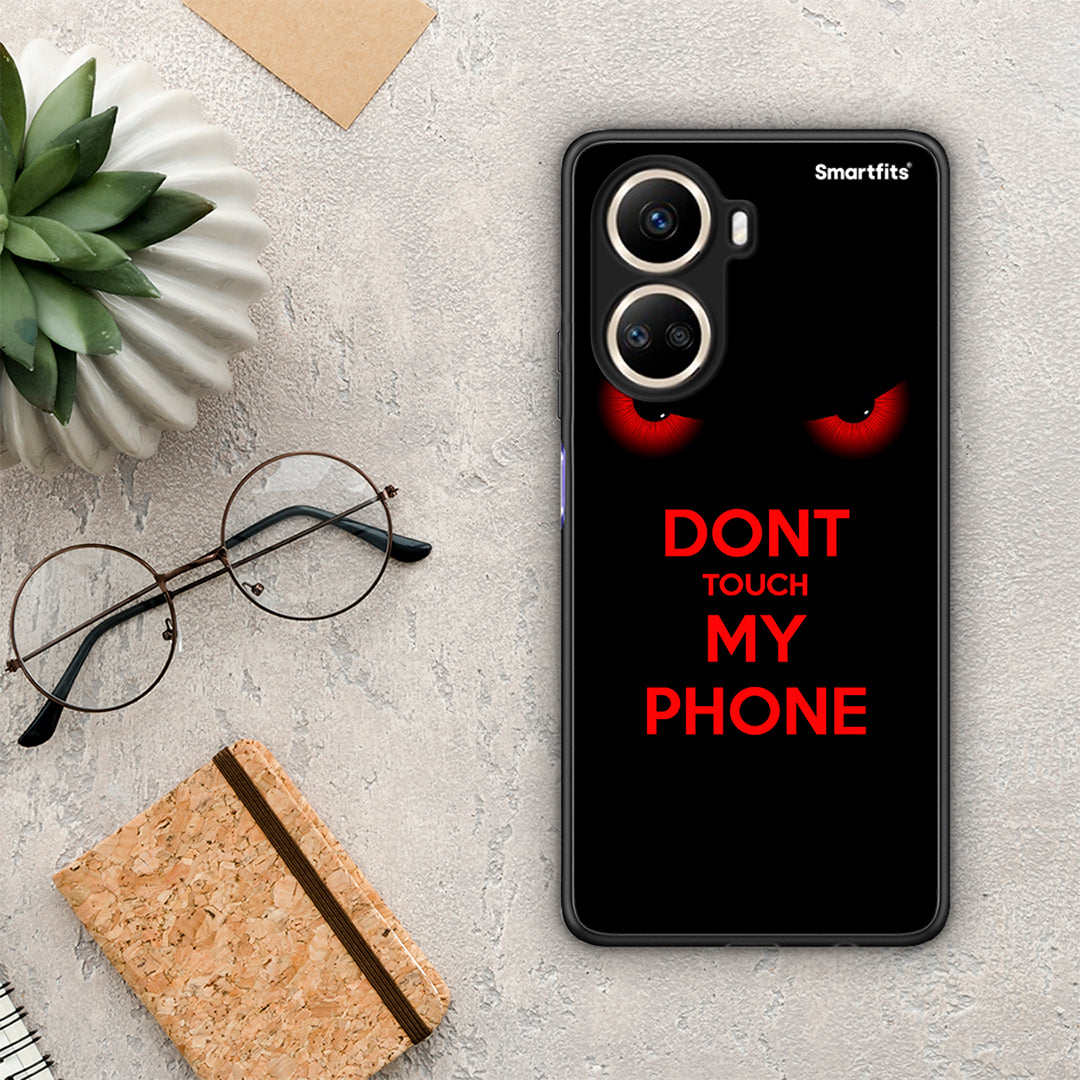 Θήκη Huawei Nova 10 SE Touch My Phone από τη Smartfits με σχέδιο στο πίσω μέρος και μαύρο περίβλημα | Huawei Nova 10 SE Touch My Phone Case with Colorful Back and Black Bezels