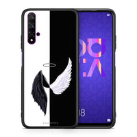 Thumbnail for Θήκη Huawei Nova 5T/Honor 20 Angels Demons από τη Smartfits με σχέδιο στο πίσω μέρος και μαύρο περίβλημα | Huawei Nova 5T/Honor 20 Angels Demons case with colorful back and black bezels