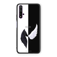 Thumbnail for Huawei Nova 5T Angels Demons θήκη από τη Smartfits με σχέδιο στο πίσω μέρος και μαύρο περίβλημα | Smartphone case with colorful back and black bezels by Smartfits