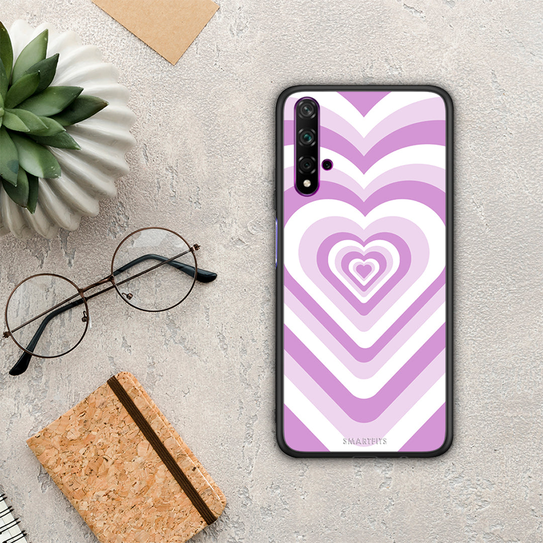 Lilac Hearts - Huawei Nova 5T / Honor 20 θήκη