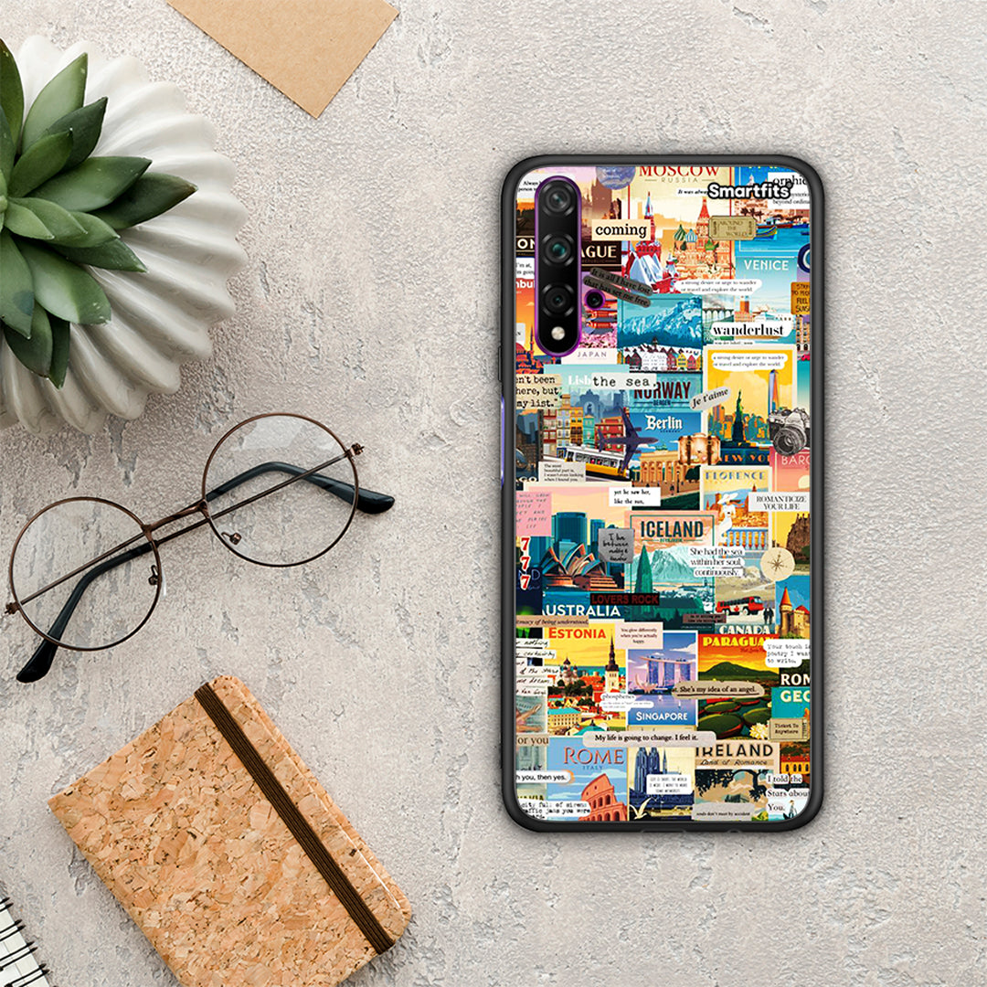 Live To Travel - Huawei Nova 5T / Honor 20 θήκη