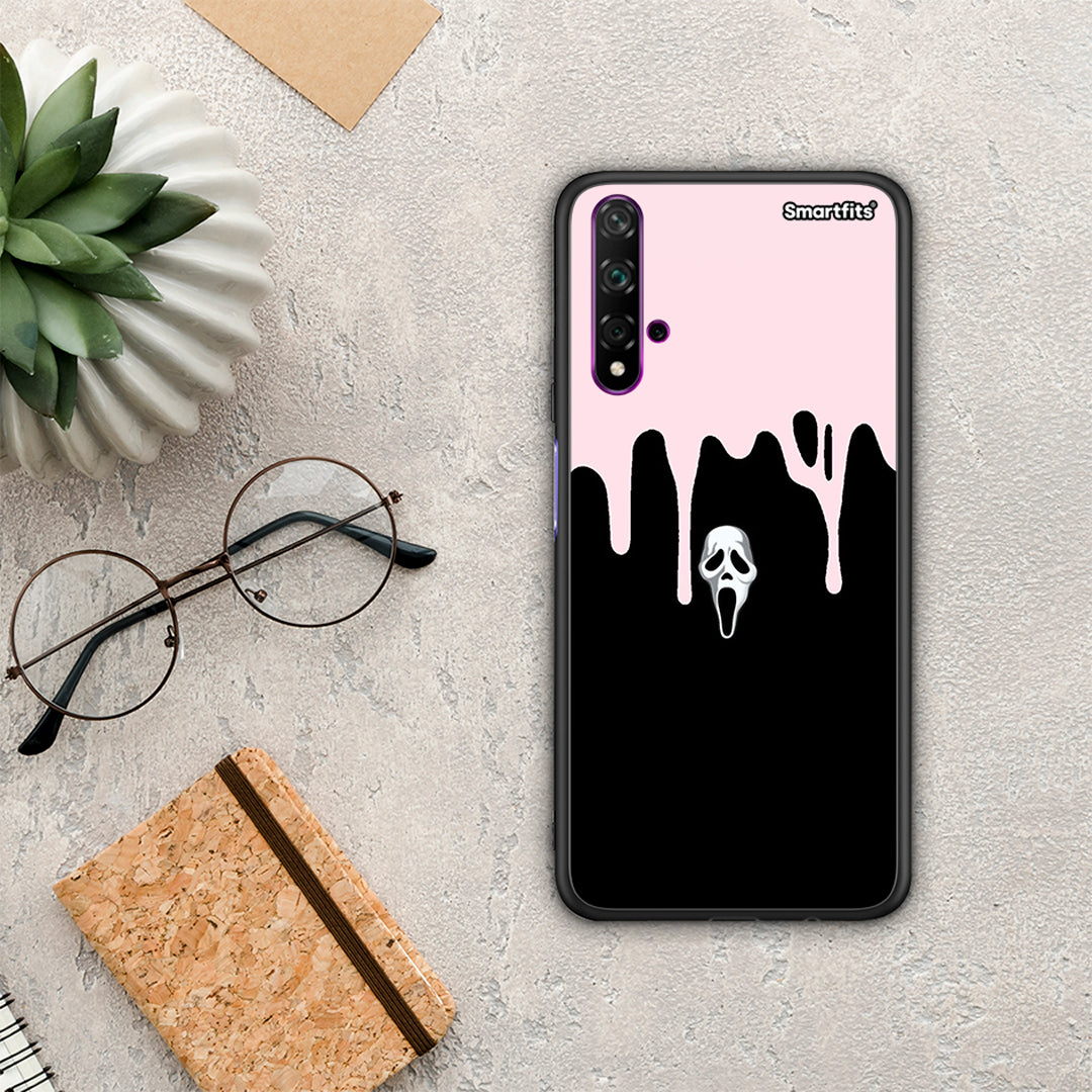 Melting Halloween Mask - Huawei Nova 5T / Honor 20 θήκη