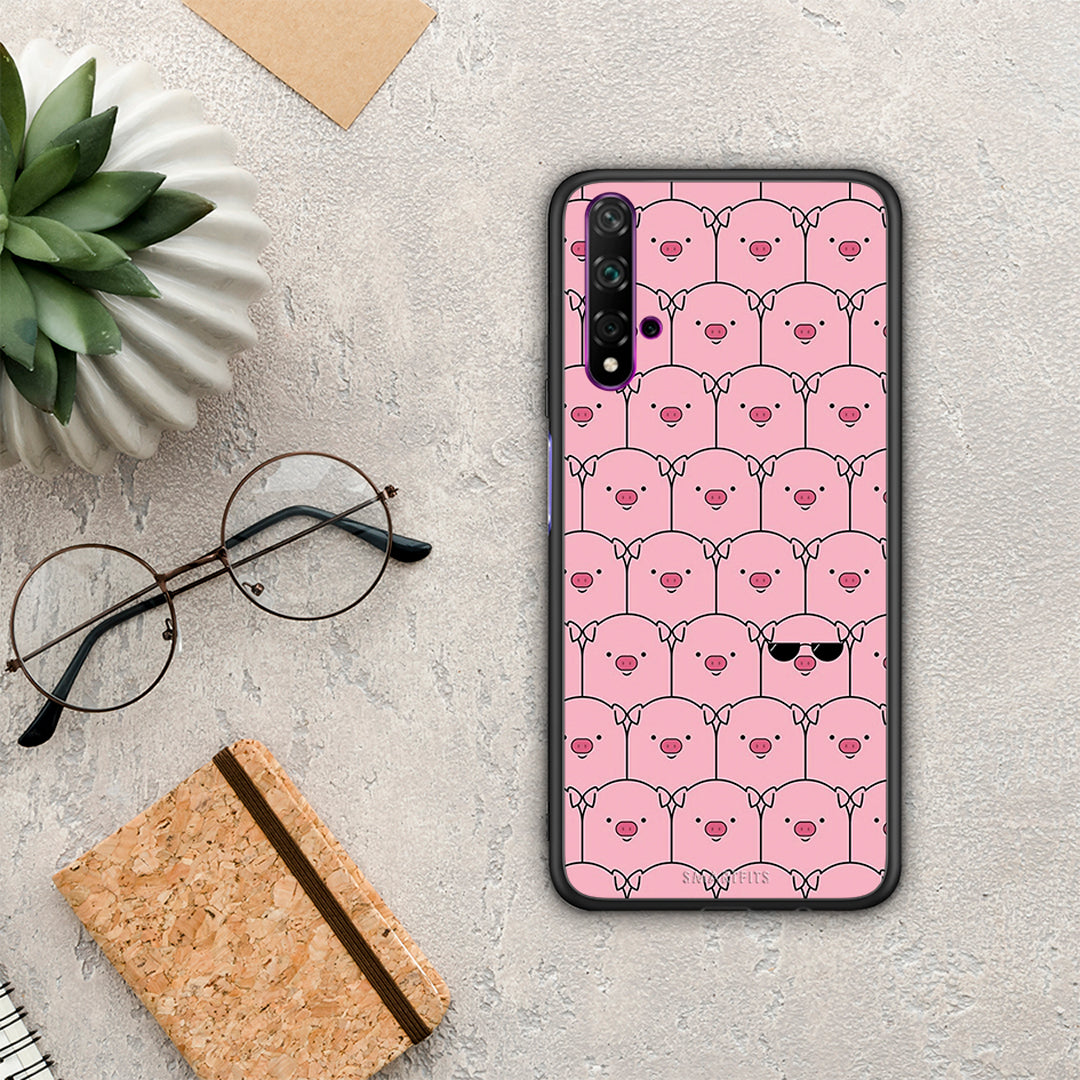 Pig Glasses - Huawei Nova 5T / Honor 20 θήκη