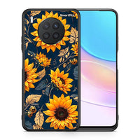 Thumbnail for Θήκη Huawei Nova 8i / Honor 50 Lite Autumn Sunflowers από τη Smartfits με σχέδιο στο πίσω μέρος και μαύρο περίβλημα | Huawei Nova 8i / Honor 50 Lite Autumn Sunflowers case with colorful back and black bezels