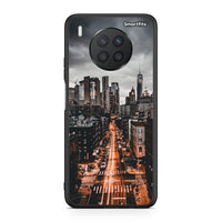 Thumbnail for Huawei Nova 8i / Honor 50 Lite City Lights θήκη από τη Smartfits με σχέδιο στο πίσω μέρος και μαύρο περίβλημα | Smartphone case with colorful back and black bezels by Smartfits