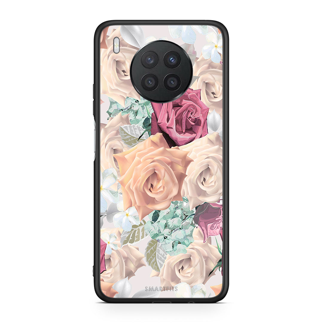99 - Huawei Nova 8i / Honor 50 Lite Bouquet Floral case, cover, bumper
