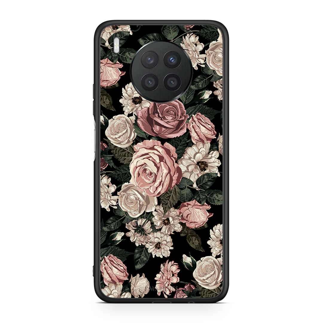 4 - Huawei Nova 8i / Honor 50 Lite Wild Roses Flower case, cover, bumper