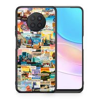 Thumbnail for Θήκη Huawei Nova 8i / Honor 50 Lite Live To Travel από τη Smartfits με σχέδιο στο πίσω μέρος και μαύρο περίβλημα | Huawei Nova 8i / Honor 50 Lite Live To Travel case with colorful back and black bezels
