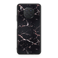 Thumbnail for 4 - Huawei Nova 8i / Honor 50 Lite Black Rosegold Marble case, cover, bumper