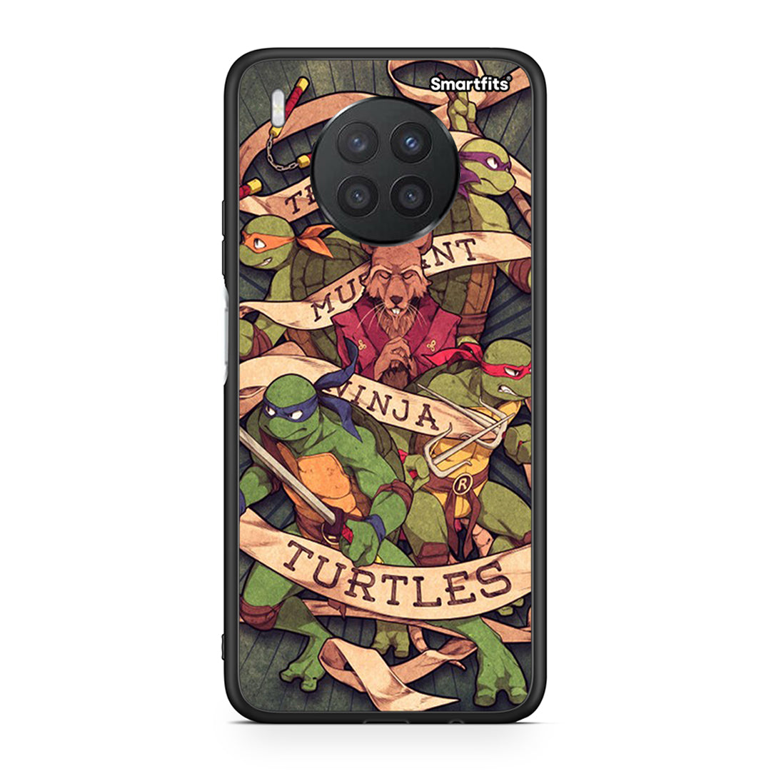 Huawei Nova 8i / Honor 50 Lite Ninja Turtles θήκη από τη Smartfits με σχέδιο στο πίσω μέρος και μαύρο περίβλημα | Smartphone case with colorful back and black bezels by Smartfits