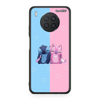 Thumbnail for Huawei Nova 8i / Honor 50 Lite Stitch And Angel θήκη από τη Smartfits με σχέδιο στο πίσω μέρος και μαύρο περίβλημα | Smartphone case with colorful back and black bezels by Smartfits
