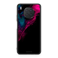 Thumbnail for 4 - Huawei Nova 8i / Honor 50 Lite Pink Black Watercolor case, cover, bumper