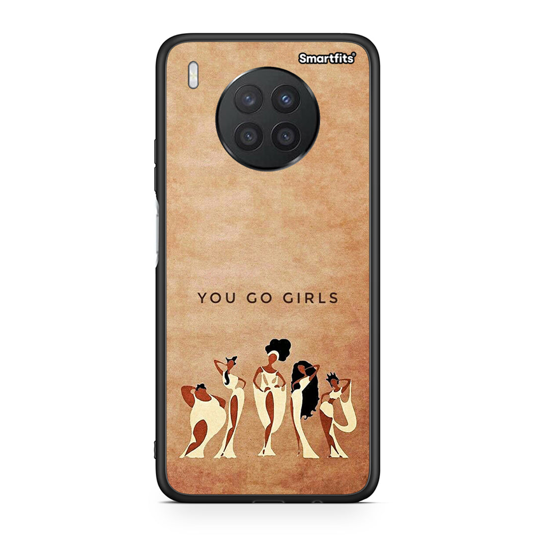 Huawei Nova 8i / Honor 50 Lite You Go Girl θήκη από τη Smartfits με σχέδιο στο πίσω μέρος και μαύρο περίβλημα | Smartphone case with colorful back and black bezels by Smartfits